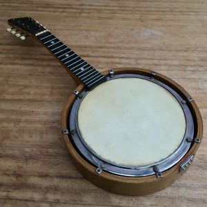 GH&S British Made 8 String Mandolin Banjo with Case.