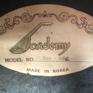 Very rare Academy Bov-105E electro acoustic guitar