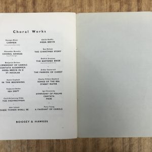 Frederick Delius Sea Drift for Baritone Solo, Mixed Chorus and Orchestra