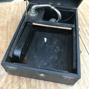 Vintage Concert Grande Portable Wind Up Gramophone Rare