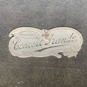 Vintage Concert Grande Portable Wind Up Gramophone Rare