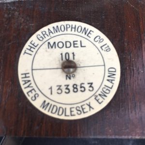Vintage HMV Portable Model 101 Wind Up Gramophone
