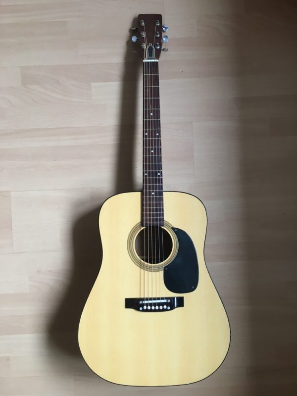 Vintage Acoustic Guitar Made in Korea 60s/70s Nice Sound D35 type