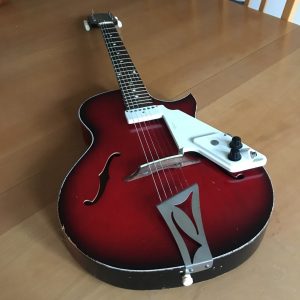 Egmond Kansas Junior Vintage Electric Semi Acoustic Guitar 1960s