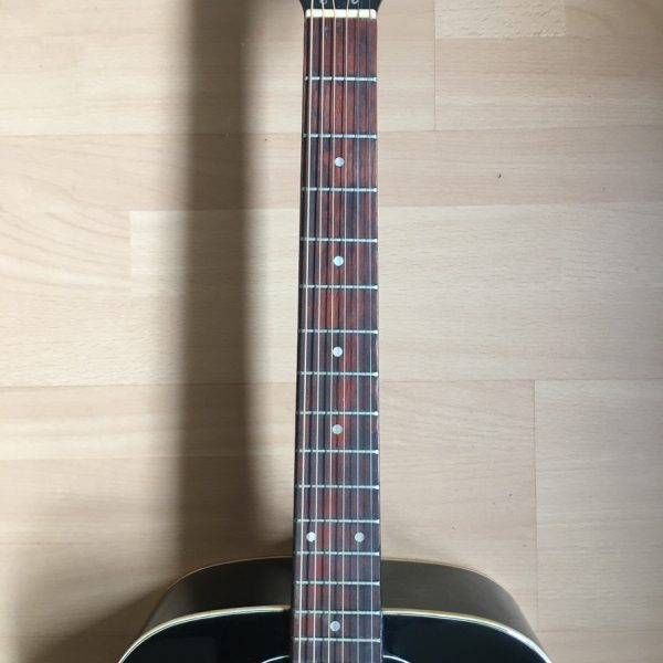Eros Blackbird 1960s 70s Rare Acoustic Guitar Korea 6 string Hummingbird