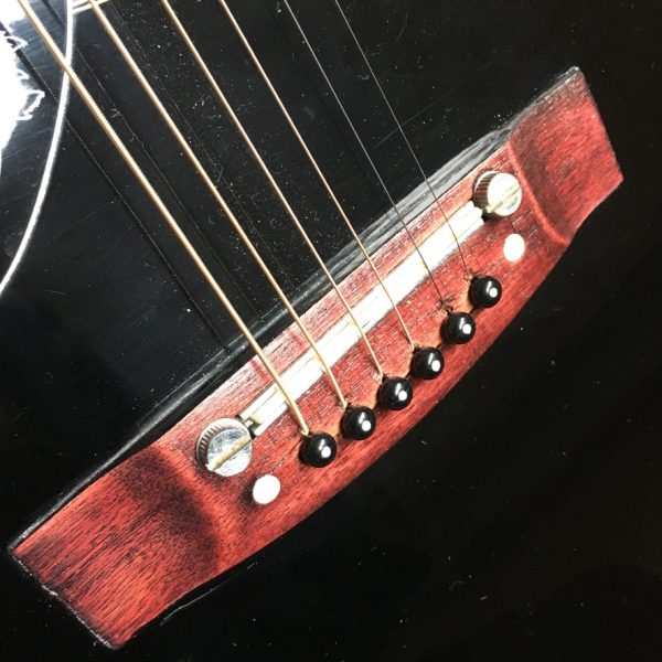 Eros Blackbird 1960s 70s Rare Acoustic Guitar Korea 6 string Hummingbird