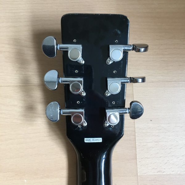 Eros Blackbird 1960s 70s Rare Acoustic Guitar Korea 6 string Hummingbird