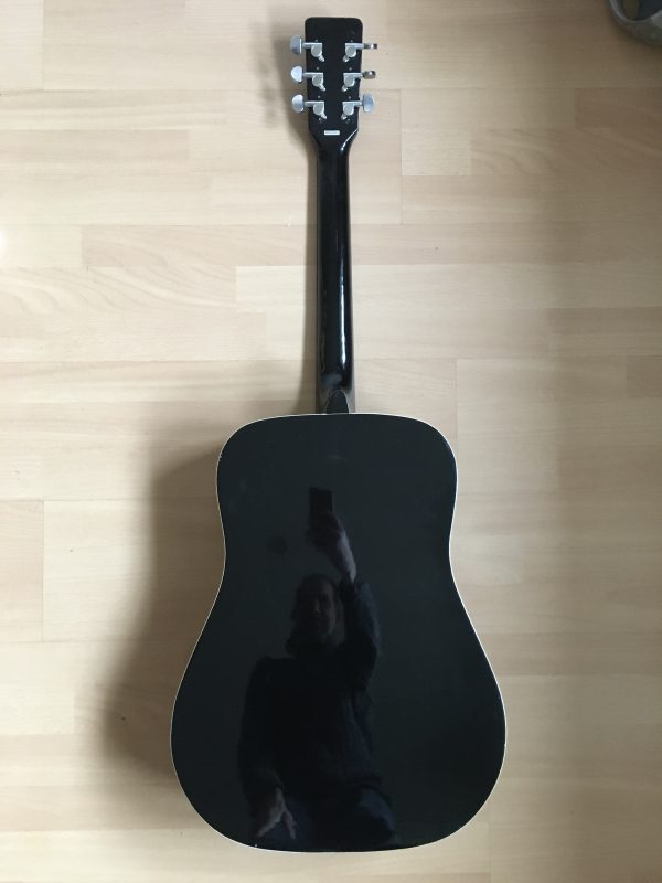 Eros Blackbird 1960s 70s Rare Acoustic Guitar Korea 6 string Hummingbird