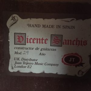 Vicente Sanchis Model 29 1984 Handmade in Spain
