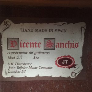 Vicente Sanchis Model 29 1984 Handmade in Spain
