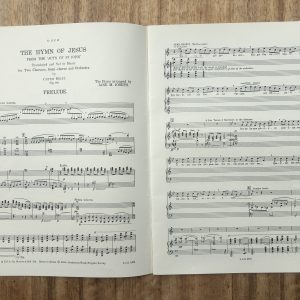 Holst: The Hymn of Jesus from Apocryphal Acts of St. John for two choruses, semi-chorus and full orchestra, op 37 (1919)