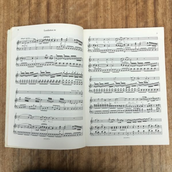 Mozart Missa C Minor Piano Score Edition Peters