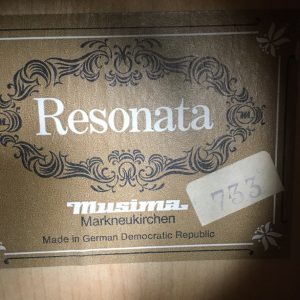 Vintage Musima Resonata 1970s Classical Guitar East Germany with Original Case