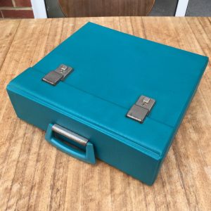 Vinyl 12 inch LP Record Storage Case in Teal
