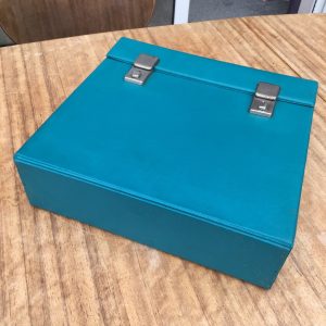 Vinyl 12 inch LP Record Storage Case in Teal