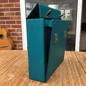 Vinyl 12 inch LP Record Storage Case in Teal