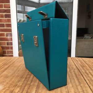 Vinyl 12 inch LP Record Storage Case in Teal