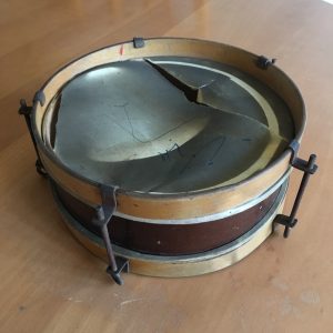 Vintage Wooden Antique Drum 9.25