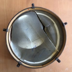 Vintage Wooden Antique Drum 9.25