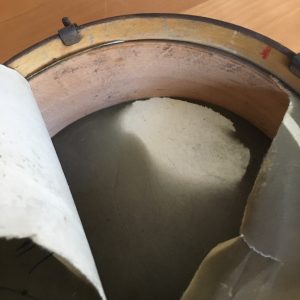 Vintage Wooden Antique Drum 9.25