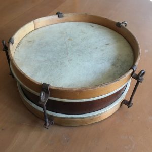 Vintage Wooden Antique Drum 9.25
