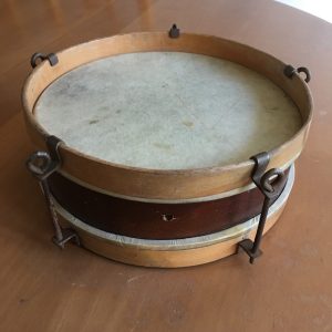 Vintage Wooden Antique Drum 9.25