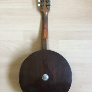 Vintage Dulcetta London Mandolin Banjo, Banjolin with faux crocodile skin hard case