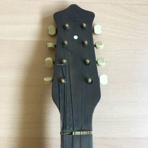 Vintage Dulcetta London Mandolin Banjo, Banjolin with faux crocodile skin hard case
