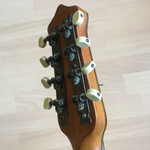 Vintage Dulcetta London Mandolin Banjo, Banjolin with faux crocodile skin hard case