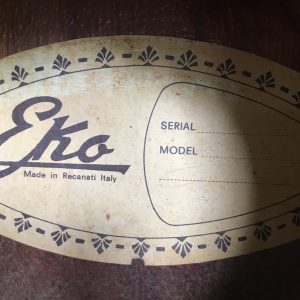 EKO Ranger XII 12 string acoustic guitar Italy