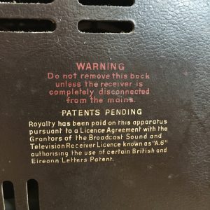 Murphy A192 radio early 1950s