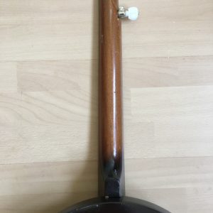John Grey & Sons 5-String Banjo with Case. Blue logo