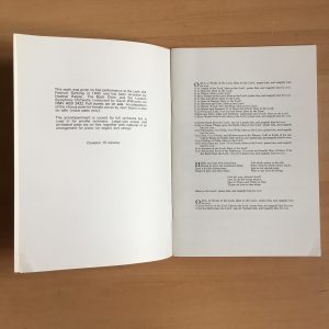 R. Vaughan Williams: Benedicite Vocal Score Oxford University Press