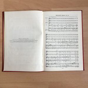 Mozart: Twelfth Mass in Vocal Score Novello’s Original Octavo Edition