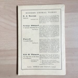 Mendelssohn: Hymn of Praise (Lobgesang) Novello Edition