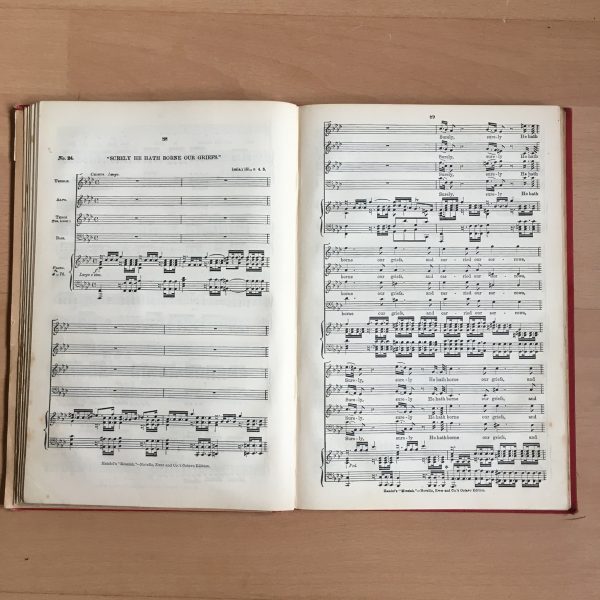 Handel: The Messiah Novello’s Edition Sacred Oratorio Vocal Score