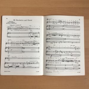 Britten: Ballad of Heroes Vocal Score Boosey and Hawkes