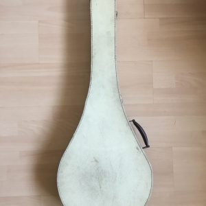 John Grey & Sons 5-String Banjo with Case. Blue logo