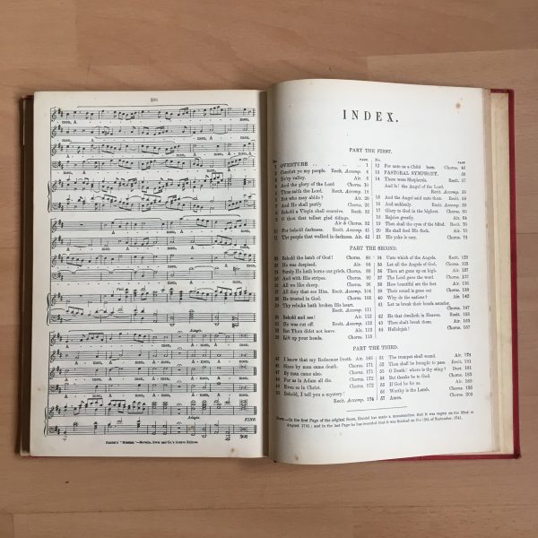 Handel: The Messiah Novello’s Edition Sacred Oratorio Vocal Score