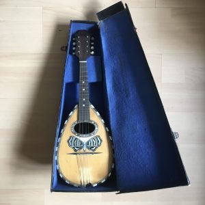 Neapolitan Mandolin with Butterfly inlay and case