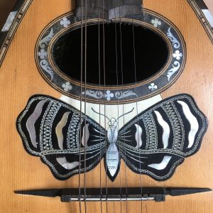 Neapolitan Mandolin with Butterfly inlay and case
