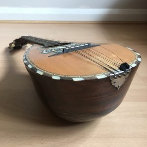 Neapolitan Mandolin with Butterfly inlay and case