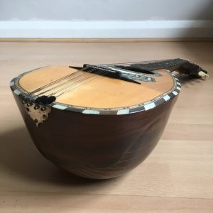 Neapolitan Mandolin with Butterfly inlay and case