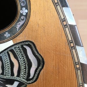 Neapolitan Mandolin with Butterfly inlay and case