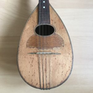 Neapolitan Mandolin light bowl player late 1800s