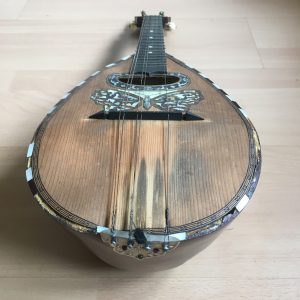 Stridente Neapolitan Mandolin with Butterfly motif late 1800s project