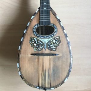 Stridente Neapolitan Mandolin with Butterfly motif late 1800s project