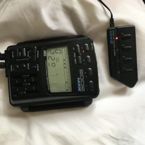 Zoom 9002 Guitar Effects Box Vintage early 1990s Manual + Remote + Power Supply