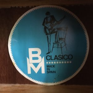 1970s BM Clasico Spanish Guitar Solid Top Made in Spain with soft case