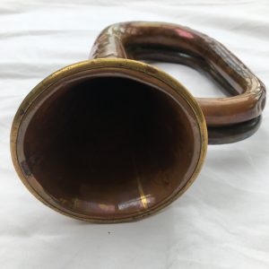 Bugle Henry Potter & Co Charing Cross London Copper & Brass, Unicorn Badge